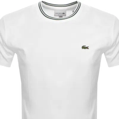 Lacoste Logo-patch T-shirt In White