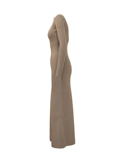 Max Mara Dress In Brown