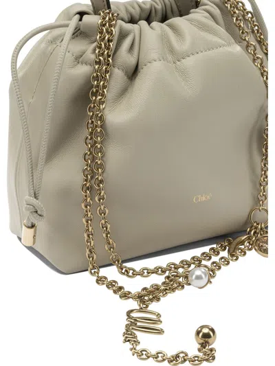 Chloé Mini Icons Handbag In Neutral