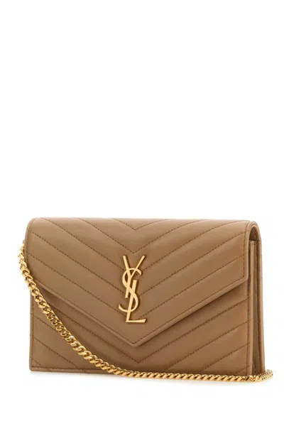 Saint Laurent Wallets In Brown