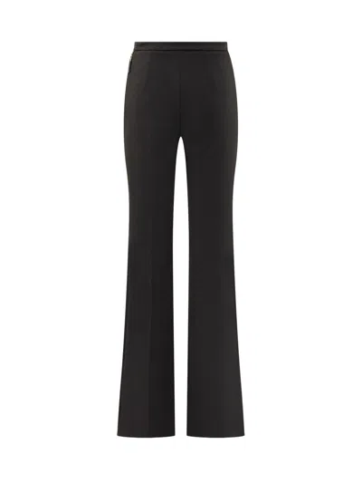 Elisabetta Franchi Black Flared Pants In Black