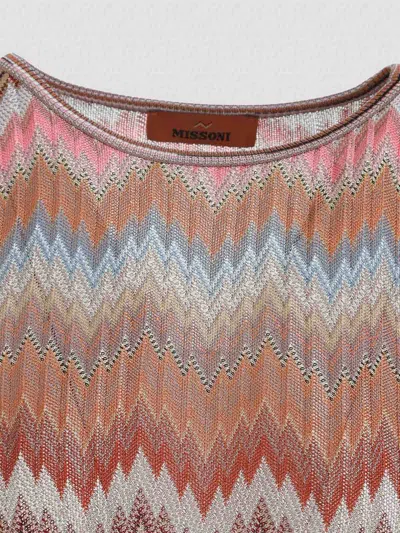 Missoni Snake-pattern Viscose Sleeveless Top In Burgundy