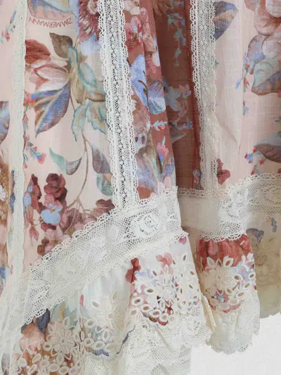 Zimmermann Awaken Lace-trimmed Blouse In Multi