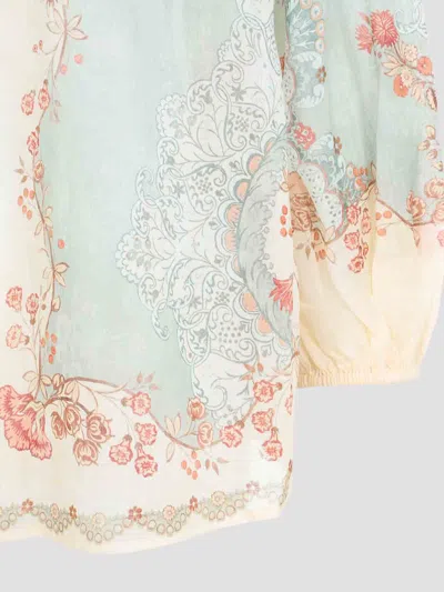 Zimmermann Daylight Floral Print Blouse In Multi