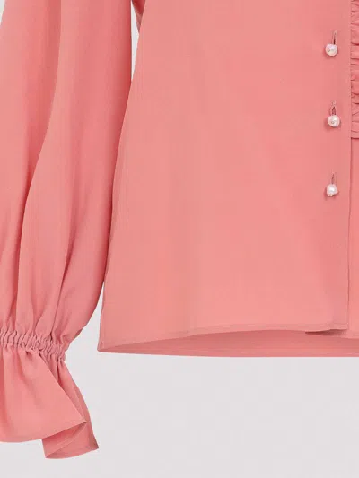 Chloé Silk Blouse In Brown