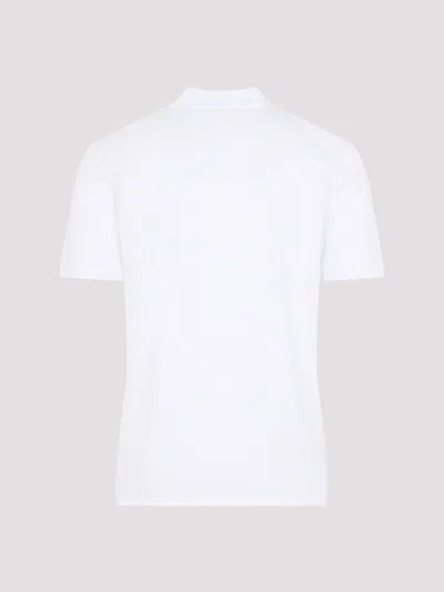 Givenchy Polo Shirt With Short Sleeves And Chest Pocket In White