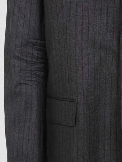 Balenciaga C.p.company Denim Blazer With Double-breasted Design In Black