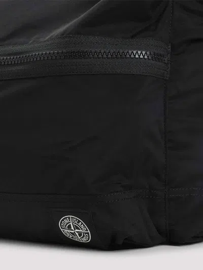 Stone Island Polyamide Backpack In Black