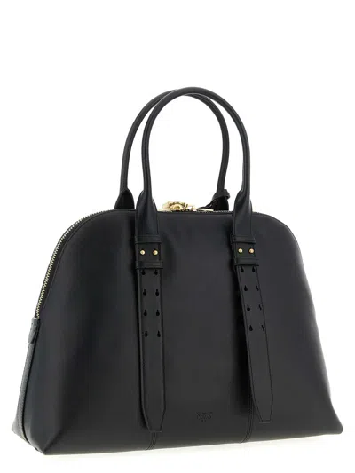 Pinko Escape Maxi Handbag In Black