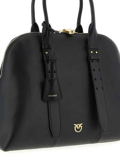 Pinko Escape Maxi Handbag In Black