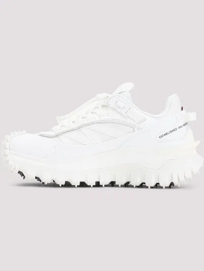 Moncler Waterproof Trailgrip Gtx Sneakers With Carbon Fiber In White
