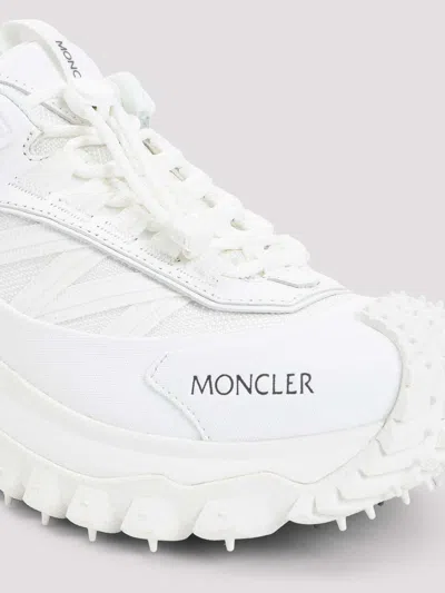 Moncler Waterproof Trailgrip Gtx Sneakers With Carbon Fiber In White
