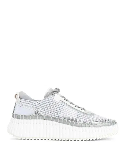 Chloé Chloe Women Multicolor Fabric Nama Sneakers In White