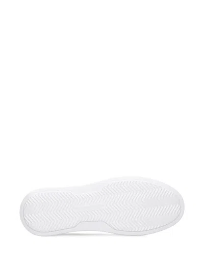 Philippe Model Minimalist Leather Sneakers In White