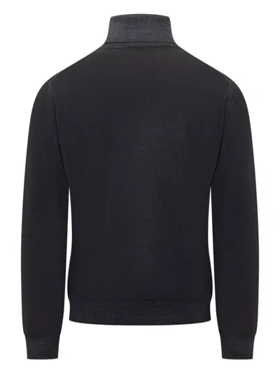 Filippo De Laurentiis Turtleneck Sweater In Blue