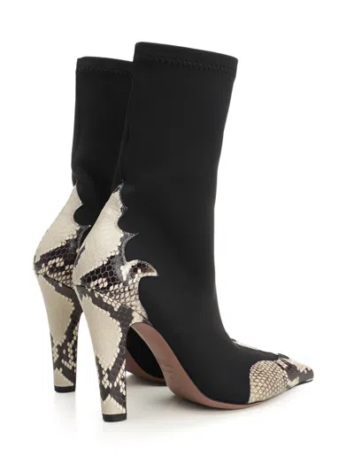 Paris Texas Belle Western Ankle Boot In Black