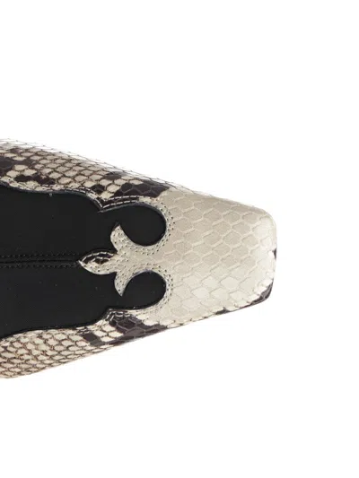 Paris Texas Belle Western Ankle Boot In Black