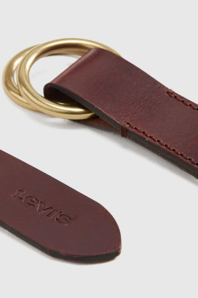 Levi's Cameron Long Length Belt In Brown
