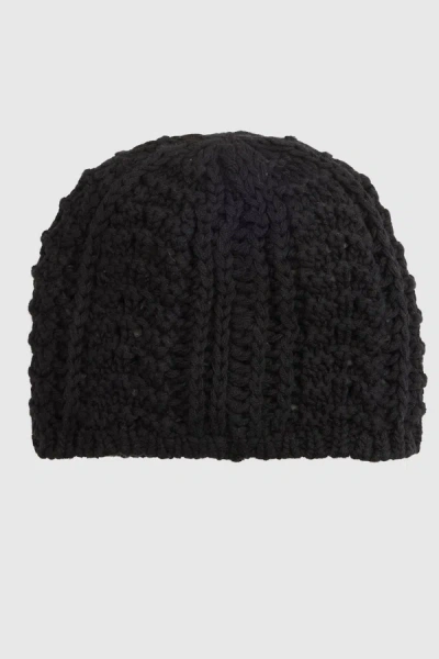 Levi's Chloe Crochet Beanie In Black