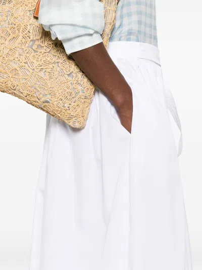 Ermanno Scervino Cotton Long Skirt In Multi