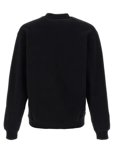 Jacquemus Relaxed Fit Long-sleeve Shirt With Minimalist Patch Detail In Black