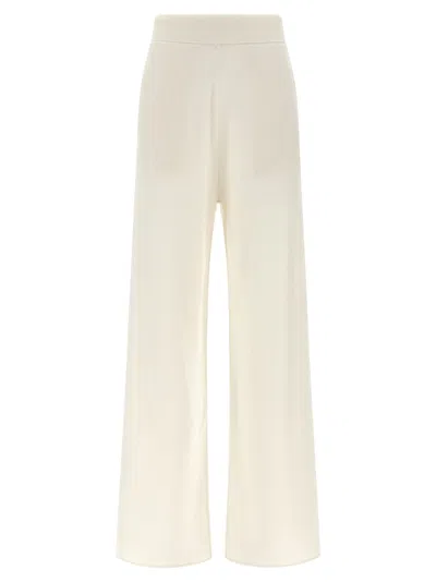 Max Mara Maxppiega Pants In White
