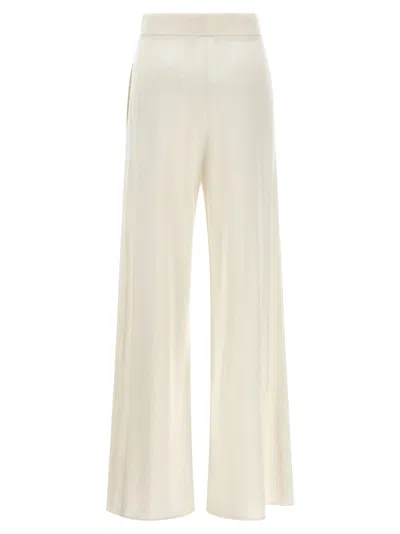Max Mara Maxppiega Pants In White