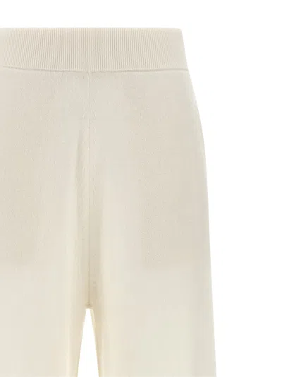 Max Mara Maxppiega Pants In White