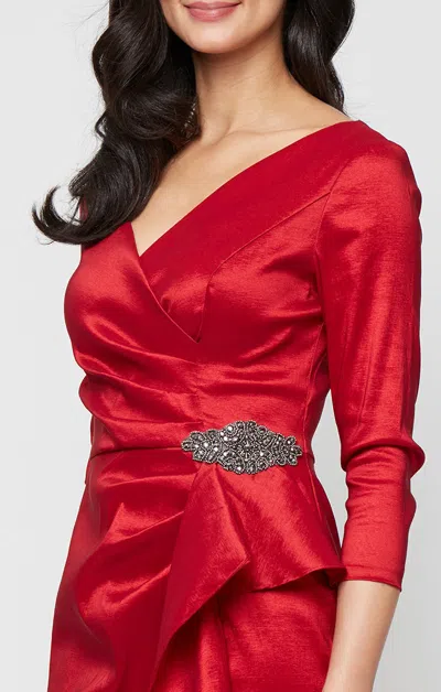 Alex Evenings 8166716 Short Mini Cocktail Dress In Blue