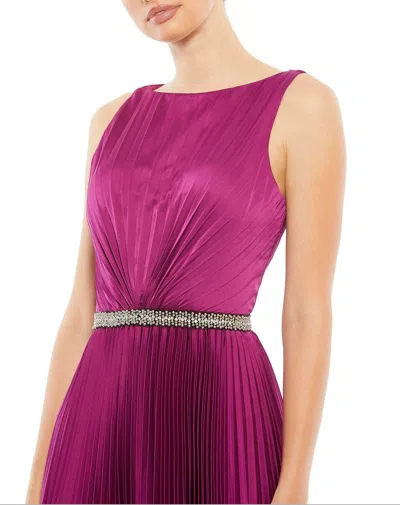 Mac Duggal 26610 Long Sleeveless Formal Beaded Gown In Purple