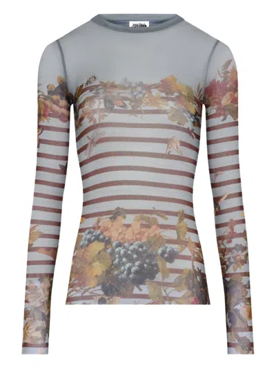 Jean Paul Gaultier Top Multicolour In Gray