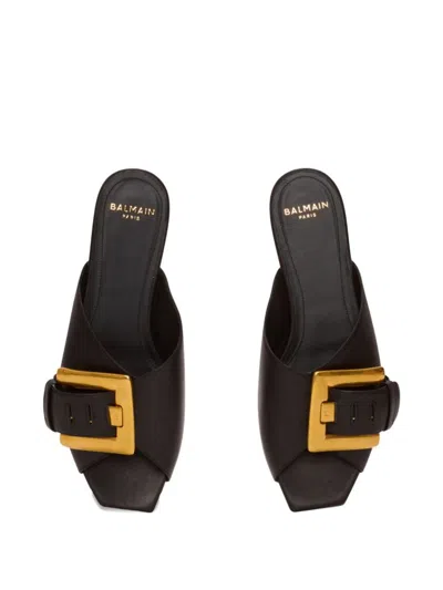 Balmain Sandals In Black