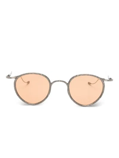 圆形镜框太阳眼镜