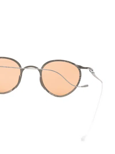 圆形镜框太阳眼镜