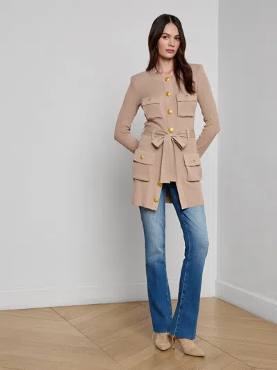 L'agence Lore Cardigan In Neutral