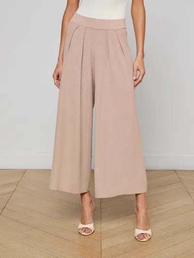 L'agence Milly Knit Pant In Brown
