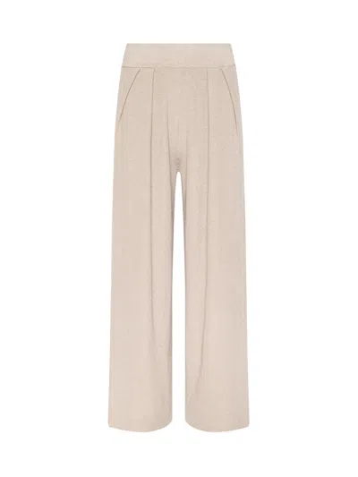 L'agence Milly Knit Pant In Brown