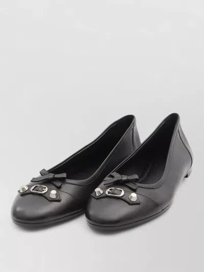 Balenciaga Jimmy Choo 85mm Romy Pointed-toe Pumps With Crocodile-effect In Black