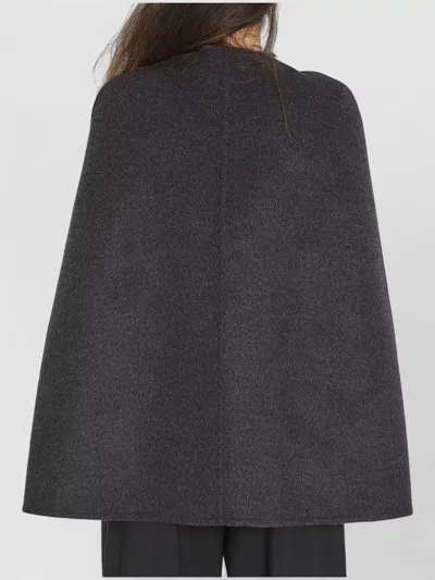 Gucci Reversible Wool Cape With Horsebit Detail