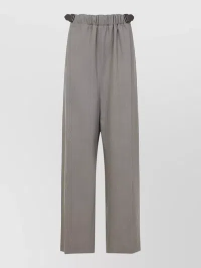 Loewe Tailored Trousers Belt Loops And Button In Multi