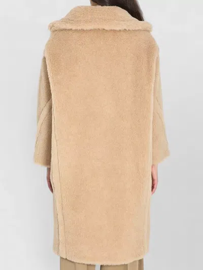 Max Mara Teddy Bear Icon Alpaca Wool Coat In Multi