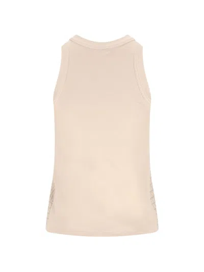 Brunello Cucinelli Cotton Tank Top In Neutral