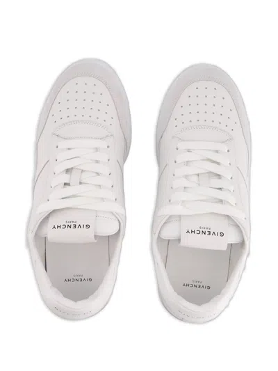 Givenchy Yard Leather Sneakers In White