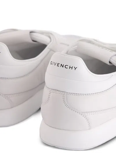 Givenchy Yard Leather Sneakers In White