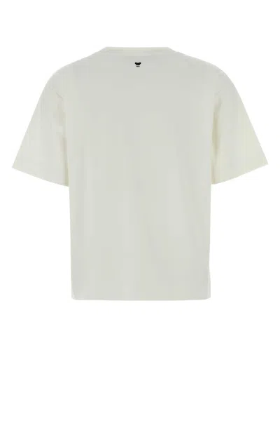 Weekend Max Mara White Cotton Oversize Multid T-shirt In Multi