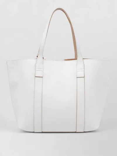 Hogan Script Shopping Tote Bag Top Handles Strap In Pattern