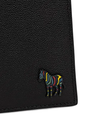 Paul Smith Zebra-appliqué Wallet In Black