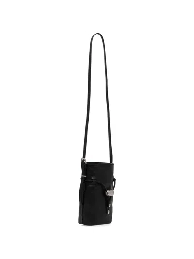 Trussardi Small Amuleto Bucket Bag In Black