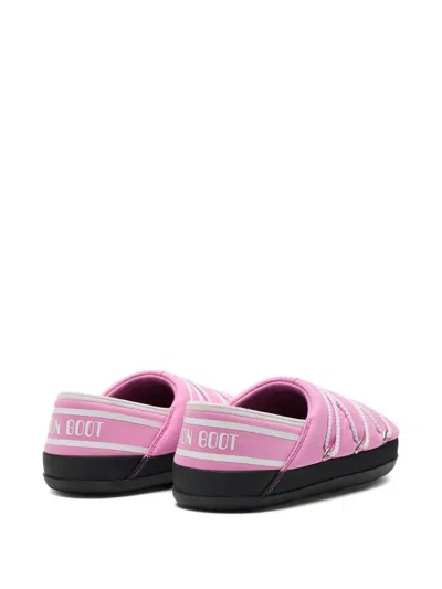 Moon Boot Slip-on Lace-up Slippers In Multi