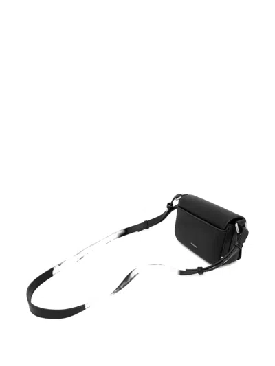Trussardi Mini Cameo Cross Body Bag In Black